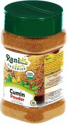 Vista 9 de Rani - Polvo de comino orgánico (polvo Jeera) 3 onzas (3.00 oz) de PET en tarro ~ Todo natural Vegano Apto para gluten Sin OMG Origen indio