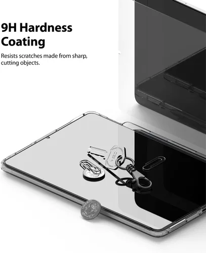 Vista 5 de Ringke Protector de pantalla de vidrio templado compatible con Xiaomi Pad 5 / Xiaomi Pad 5 Pro (11 pulgadas) Película protectora de vidrio
