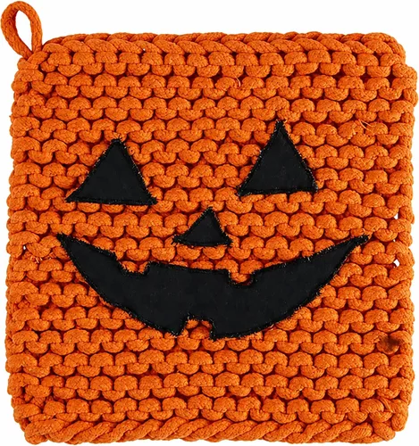 Vista 9 de Mud Pie Soporte para macetas de calabaza de Halloween