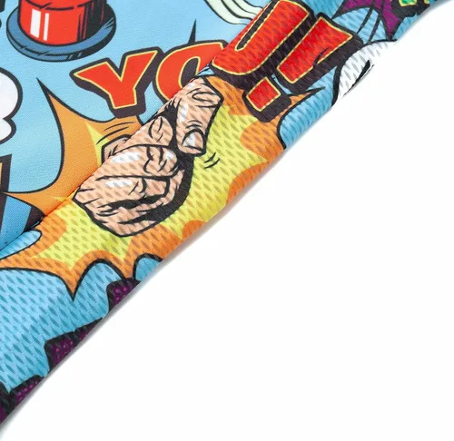 Vista 5 de Camiseta de ciclismo para mujer, diseño de dibujos animados de anime Explosion Comic 2021