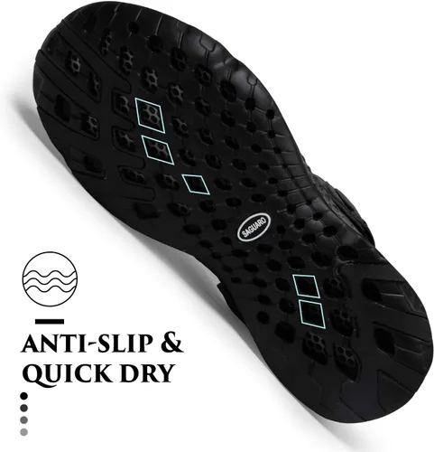 Vista 6 de SAGUARO - Zapatos de jardín de secado rápido para hombre y mujer, ligeros y transpirables. Zuecos de jardinería, sandalias de agua y malla