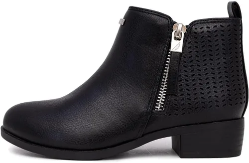Vista 2 de Nautica Kids Girls Ankle Bootie With Side Buckle and Zipper, Dress Boot -For Youth & Toddler (ToddlerLittleBig Kids)
