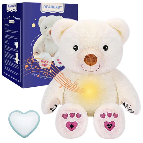 Vista 10 de DEARBABY Mamá Sosegón para Bebé, Juguetes Esenciales para Recién Nacidos de 0 a 6 Meses, Máquina de Sonido para Niña para Navidad para Guardería