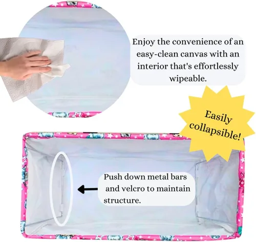 Vista 306 de NGIL Bolsa de comestibles reutilizable extra grande plegable de gran tamaño para comestibles, almacenamiento, picnic, playa, Estampado