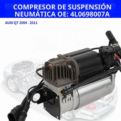 Vista 6 de Reemplazo de la bomba del compresor de la suspensión del aire para AUDI Q7 4L0698007A 2007-2014