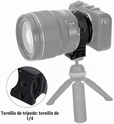 Vista 4 de Commlite CM-EF-EOS M Adaptador de montaje de lente de enfoque automático para lente EF/EF-S a Canon EOS M (montaje EF-M) Anillo convertidor de lente