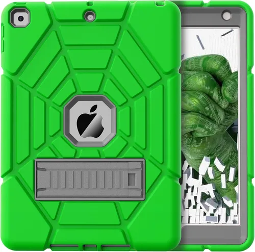 Vista 8 de Grifobes - Funda para iPad de 9.ª generación, para iPad de 8.ª/7.ª generación 2021/2020/2019, funda protectora resistente de 10.2" con soporte