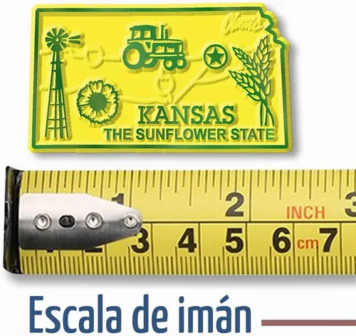 Vista 5 de Imán con diseño de mapa de estado, Complete State Map Magnet Collection