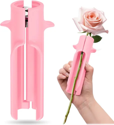 Vista 9 de Lasnten 1 Pieza Herramienta Peladora de Espinas de Rosa Removedor de Espinas para Rosas Herramienta Peladora de Hojas Limpiador Cortador de Tallo