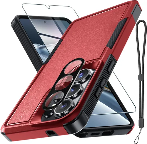 Vista 51 de Funda para Samsung Galaxy S24 FE, Cuerpo Completo Resistente de Servicio Pesado Robusta a Prueba de Golpes Funda Protectora para Teléfono con Correa