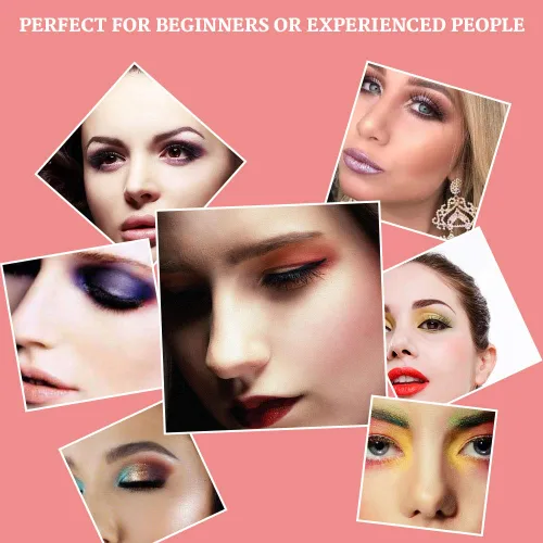 Vista 3 de Aplicador de silicona para sombra de ojos, herramienta de sombra de ojos flexible reutilizable para ahumar y maquillaje, plantilla de maquillaje