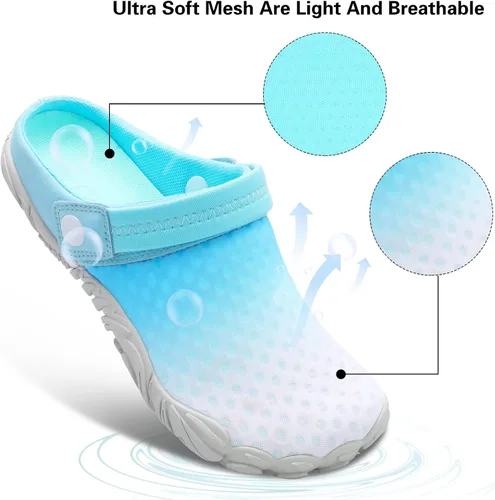Vista 4 de Besroad Sandalias de senderismo al aire libre zapatos de agua deportivos zapatillas de deporte de moda zuecos clásicos para mujeres y hombres