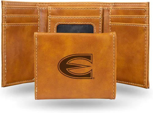 Vista 12 de NCAA Rico Industries - Billetera triple grabada con láser, con grabado láser, accesorio para hombre