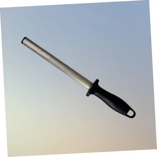 Vista 5 de KICHOUSE Sacapuntas de acero afilador de 12 pulgadas para s para cuchillos herramienta de afilado de cocina Negro