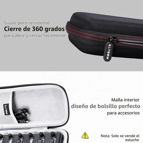 Vista 6 de TGEM - Funda para controlador MIDI USB Slim-Line KORG nanoKONTROL2/nanoKEY2