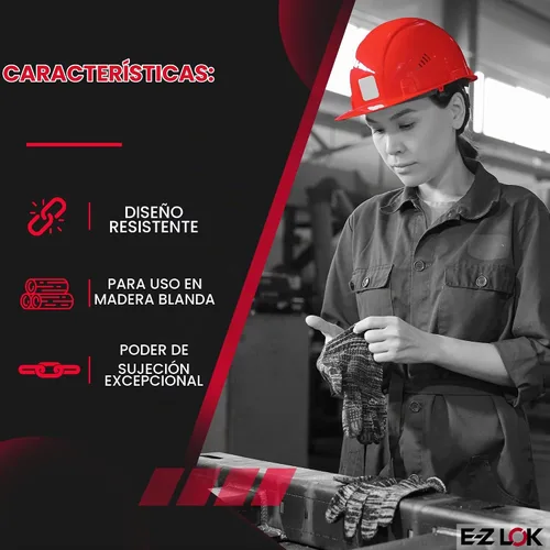 Vista 4 de E-Z LOK Inserto roscado para madera blanda, insertos de rosca hexagonal de zinc 10-24 roscas internas, 0.787 pulgadas de longitud, paquete de 50