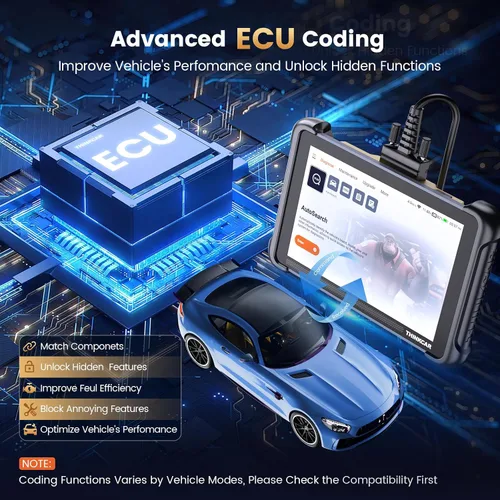 Vista 4 de THINKCAR THINKSCAN 689 OBD2 escáner, herramienta de escaneo bidireccional con 34+ restablecimiento, más de 3000 pruebas activas, codificación ECU