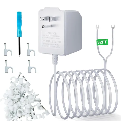 Vista 8 de Fuente de alimentación transformadora de timbre de 18 voltios para timbre de video en anillo, compatible con anillo, Google Nest, WYZE, Eufy, Blink