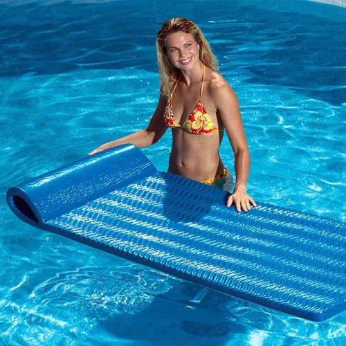 Vista 5 de Poolmaster Soft Tropic Comfort - Flotador de colchón para piscina, color azul