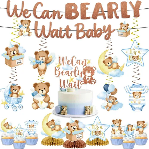 Vista 23 de 35 decoraciones de cumpleaños con texto en inglés "Isn't She Onederful", decoraciones de primer cumpleaños para niñas, fácil instalación, incluye