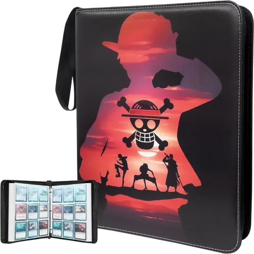 Vista 11 de Carpeta de tarjetas para tarjetas intercambiables, 16 bolsillos con 32 fundas hasta 1024 tarjetas, libro de almacenamiento de tarjetas impermeable
