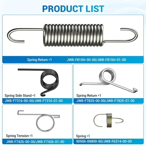 Vista 7 de Kit de resorte de retorno de pedal de freno, adecuado para Yamaha Drive 2012 en adelante carrito de golf OEM # JW8-F7316-00-00 JW8-F7426-00-00