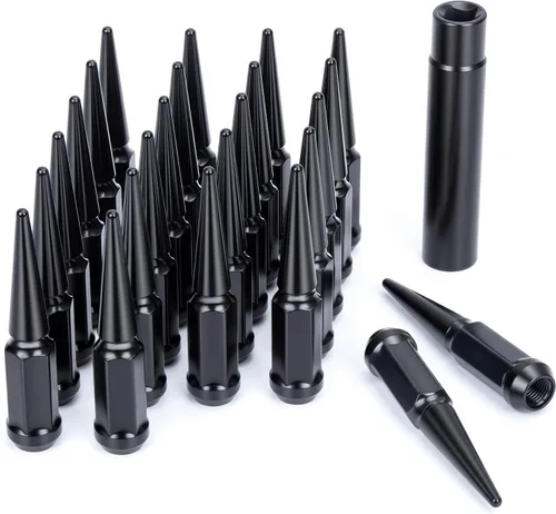 Vista 9 de Dynofit Tuercas de Orejeta con Picos 9/16-18 Compatibles con Dodge Ram 1500 2500 3500 1994-2011, 32pcs Tuercas con Picos de Estilo de Una Pieza