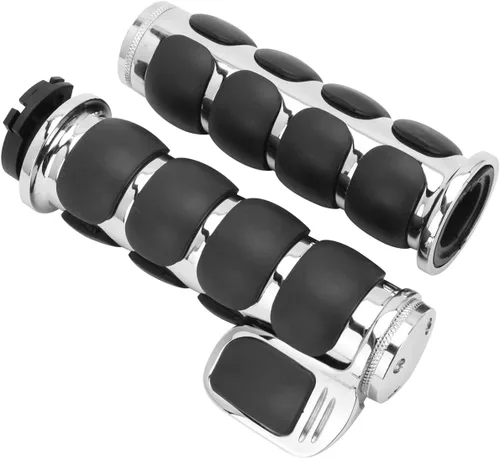 Vista 7 de DREAMIZER 25.4MM Motorcycle Handlebar Grips 1 inch Compatible with Honda Shadow Spirit 750 Valkyrie Fury VTX1300 VTX1800 VT400 VT750 VT1100 - Smooth