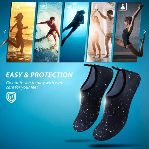 Vista 6 de SIMARI - Zapatos de agua para mujer y hombre, para natación, playa, agua, secado rápido, para yoga, surf, exteriores, SWS001