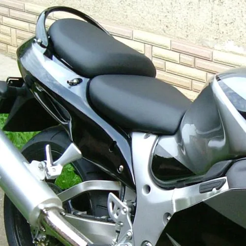 Vista 5 de XMT-MOTO Asiento delantero del conductor apto para Suzuki Hayabusa GSX1300R 1999-2007 negro