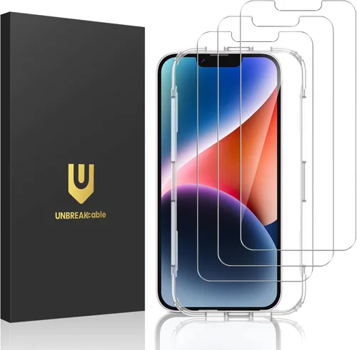Vista 8 de UnBREAKcable - Protector de pantalla para iPhone 11 Pro/X/XS, vidrio templado (3 unidades) Vidrio templado de alta calidad 9H, fácil instalación