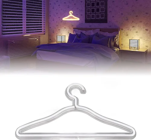 Vista 9 de Percha iluminada LED de neón para pared, perfecto para habitación, dormitorio, tienda, decoración festiva de pared