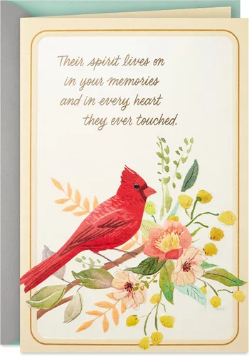 Vista 10 de Hallmark Tarjeta de Condolencia, Árbol (Cada Oración por la Paz)