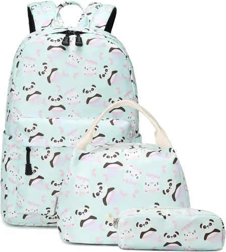 Vista 2 de Ecodudo - Morral ligero para niños y niñas, lindas mochilas escolares con lonchera