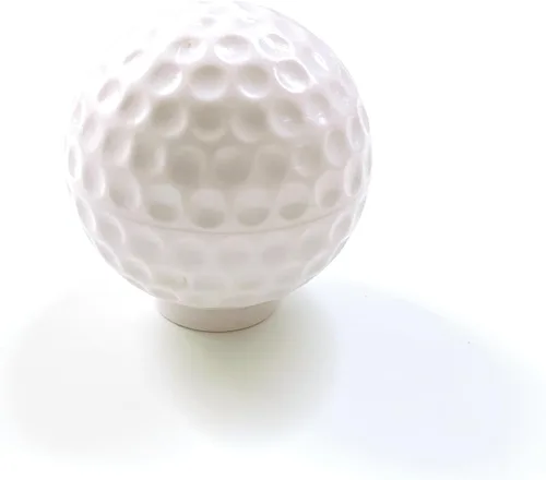 Vista 4 de Juego de 6 pomos para cajones de pelota de golf, decoración del hogar, tiradores de cajón para aparador, armario, armario, cocina, perillas