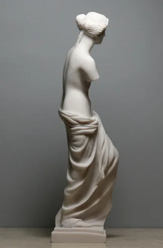 Vista 7 de Afrodita Venus De Milo Diosa de la Belleza Estatua de Alabastro Escultura Desnuda Mujer
