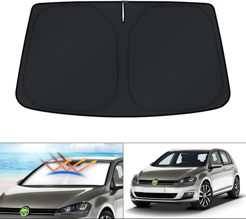 Vista 20 de KUST - Parasol plegable para parabrisas para BMW X1 E84, accesorios 2011 2012 2013 2014 2015, protector de visera de sol ajustable que bloquea