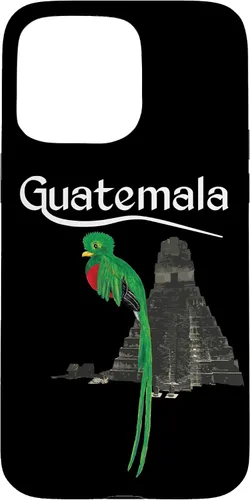 Vista 31 de Guate Quetzal Guatemala Maya Antigua Tikal Coban Volcan Cafe - Carcasa para iPhone 17