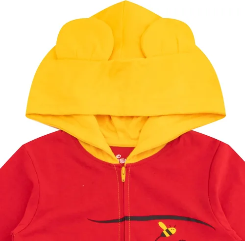 Vista 2 de Disney Winnie The Pooh and Tiger - Enterizo con capucha y cremallera para niños pequeños