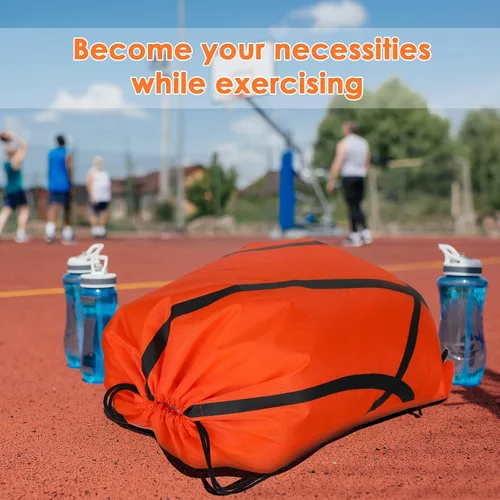 Vista 5 de Riakrum 8 unidades de 16.5 pulgadas bolsa deportiva con cordón de regalo, mochila de regalo, bolsas de regalo, bolsas de cuerda para mujer, Varios