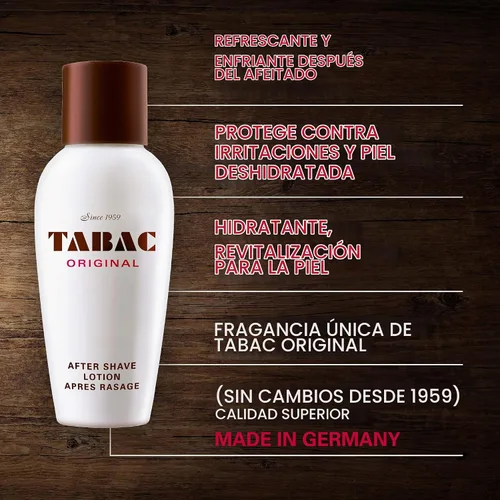 Vista 2 de Tabac Original de Maurer & Wirtz para hombre para después del afeitado, 10.1 onzas.