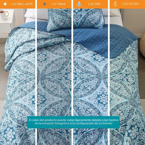 Vista 3 de Comfort Spaces Gloria Boho - Juego de edredón de 2 piezas para verano