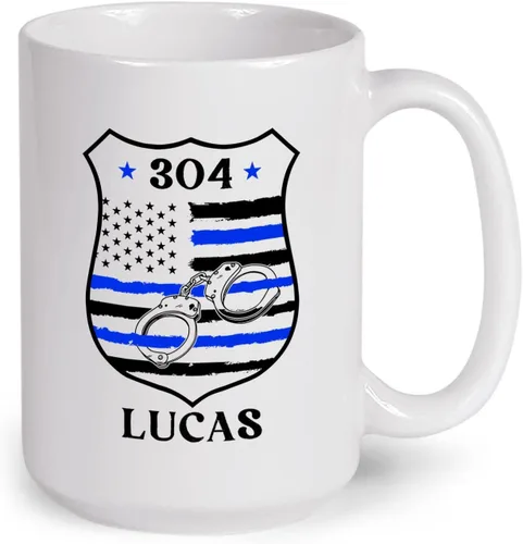 Vista 9 de I Can Arrest It - Taza de café personalizada de policía, regalos de taza de policía, 11 onzas y 15 onzas Taza blanca con texto en inglés "I Can