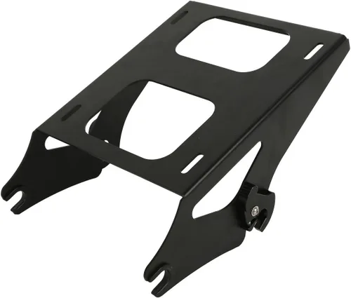 Vista 5 de XMT-MOTO King Tour Trunk + almohadilla de respaldo envolvente+estante de montaje negro+accesorios de acoplamiento para Harley Touring Road King Road