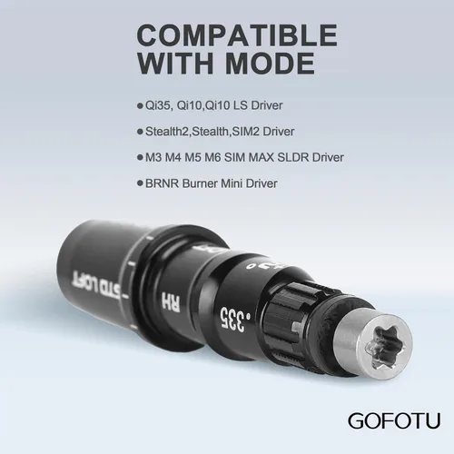 Vista 4 de Golf Shaft Adapter Sleeve .335 Tip Driver Fairway RH Compatible with Taylormade Qi4D,Qi35,Qi10,M1 M2 M3 M4 M5 M6 SIM SIM2 R15, Stealth2