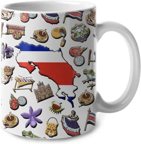 Vista 30 de Lotacy Taza de café con símbolos de Cuba con bandera de mapa, taza de cerámica de bandera cubana de 11 onzas, recuerdo de Cuba y regalos, idea