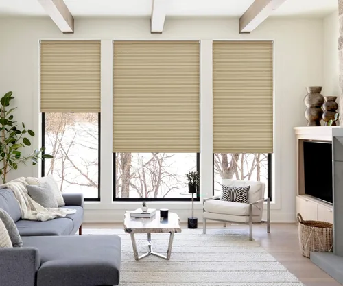 Vista 9 de LazBlinds Persianas celulares inalámbricas personalizadas, café oscuro, 16-70 pulgadas de ancho x 12-72 pulgadas de alto Blackout - Café oscuro