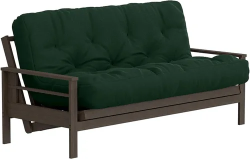 Vista 11 de Royal Sleep Products by The Futon Factory - Colchón futón de espuma de 8 pulgadas, tela negra sólida, tamaño Twin, espumas certificadas CertiPUR