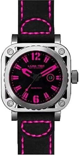 Vista 2 de LUM-TEC G10 Reloj esqueleto negrorosa para hombre