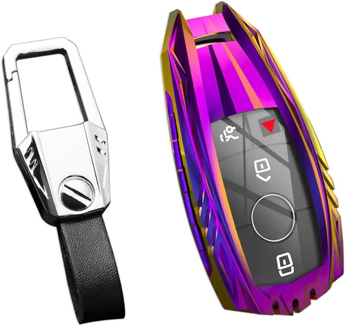 Vista 58 de Funda para Llavero Audi, Llavero, Protección de Aleación de Zinc Funda para Llave de Automóvil para A3 A4 A5 A6 Q7 Q5 TTS SQ5 R8 RS4 RS5 S5